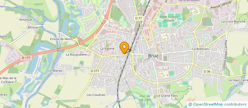 localisation de l'entreprise MONSIEUR RONAN LEROUX  BRUZ