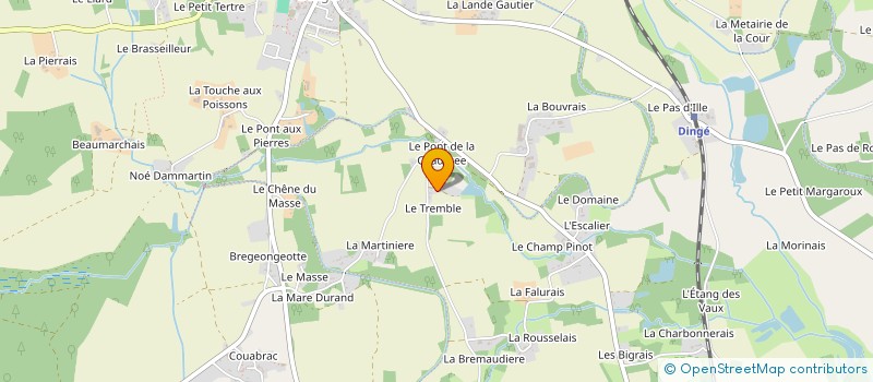 localisation de l'entreprise MONSIEUR RONAN LOUVEL  DINGE