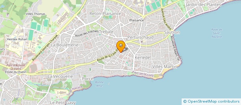 localisation de l'entreprise MONSIEUR RONAN LUCAS  SAINT-NAZAIRE