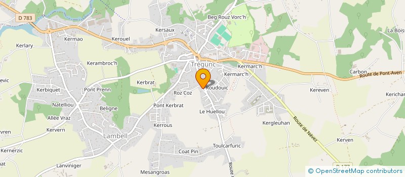 localisation de l'entreprise MONSIEUR RONAN LUCAS-NAULET à TREGUNC