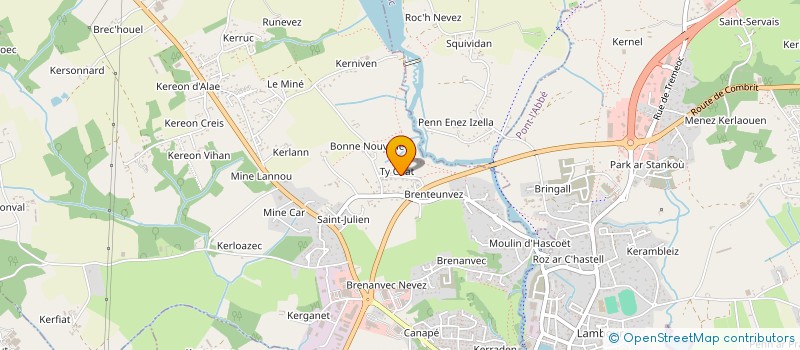 localisation de l'entreprise MONSIEUR RONAN MAO  PLONEOUR-LANVERN