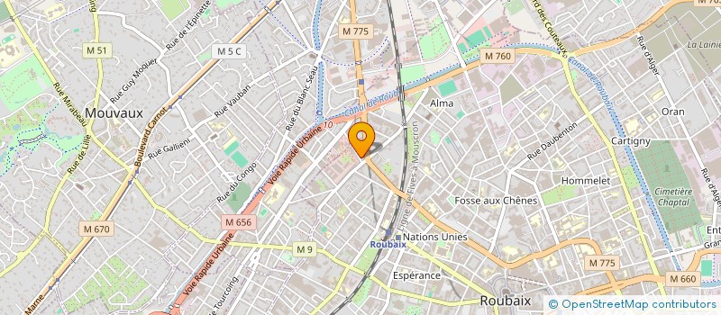 localisation de l'entreprise MONSIEUR RONAN MARRET à ROUBAIX