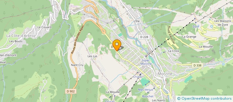 localisation de l'entreprise MONSIEUR RONAN MC KEON  MORZINE