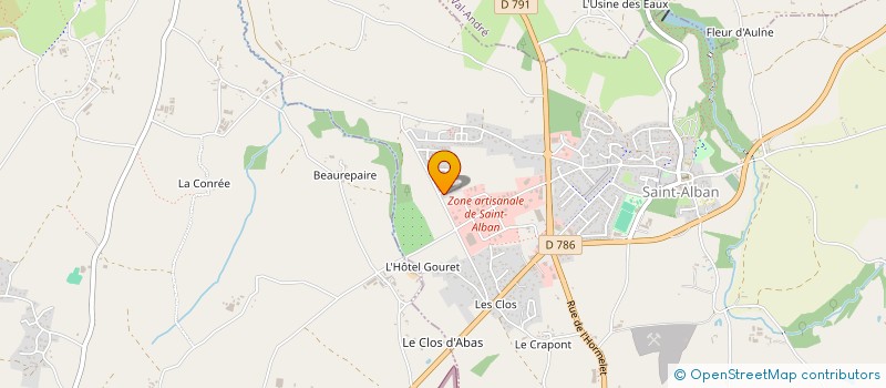 localisation de l'entreprise MONSIEUR RONAN MEHEUST à SAINT-ALBAN