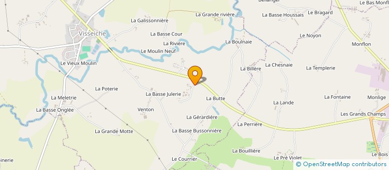 localisation de l'entreprise MONSIEUR RONAN MENEUX à VISSEICHE