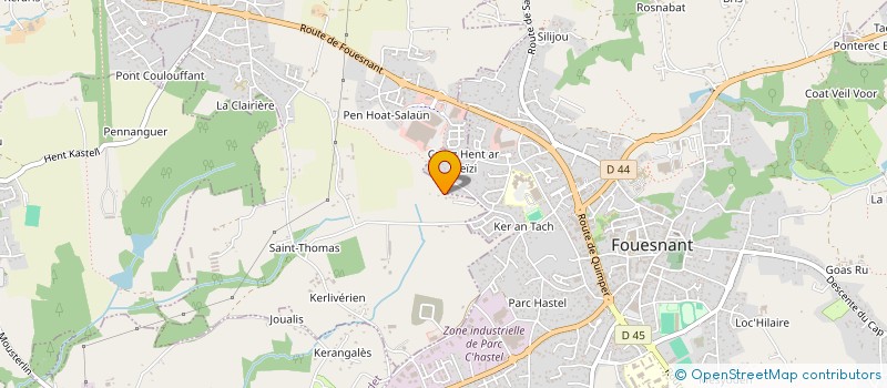 localisation de l'entreprise MONSIEUR RONAN MERRIEN  PLEUVEN