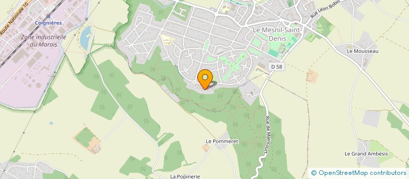 localisation de l'entreprise MONSIEUR RONAN MESSAGER  LE MESNIL-SAINT-DENIS