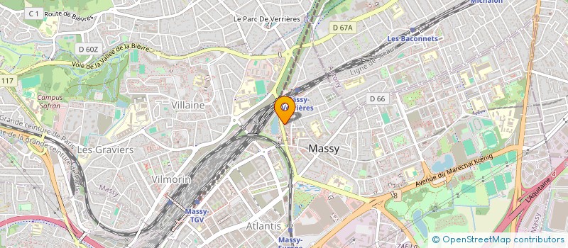 localisation de l'entreprise MONSIEUR RONAN MICHEL  MASSY