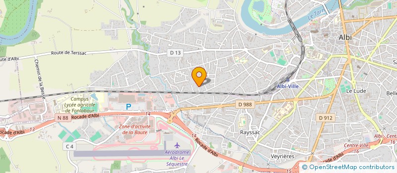 localisation de l'entreprise MONSIEUR RONAN MILIN  ALBI