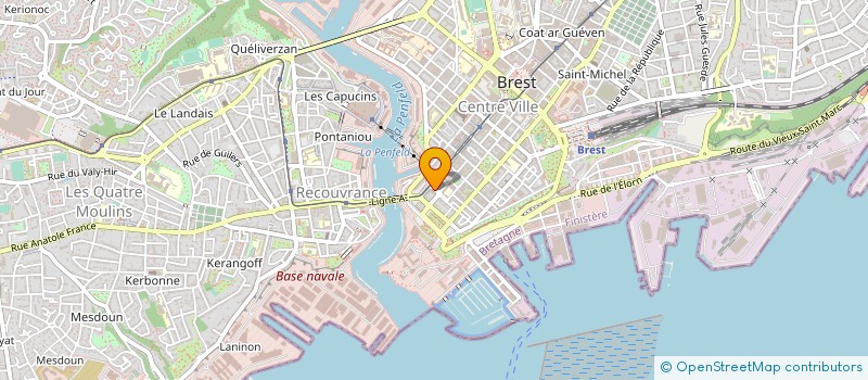 localisation de l'entreprise MONSIEUR RONAN MOAL à BREST