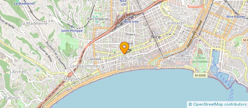 localisation de l'entreprise MONSIEUR RONAN ORIO à NICE
