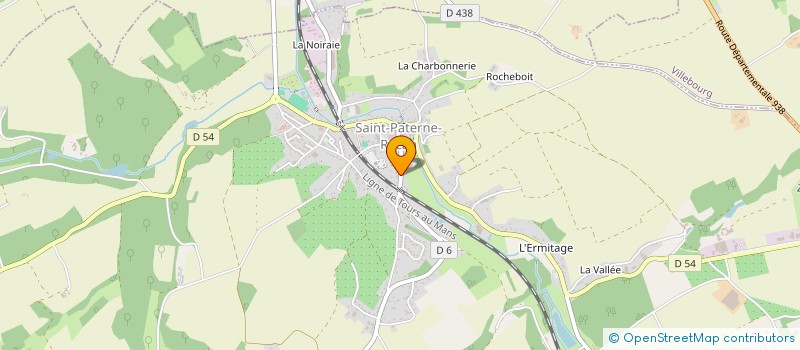 localisation de l'entreprise MONSIEUR RONAN PAYA  SAINT-PATERNE-RACAN