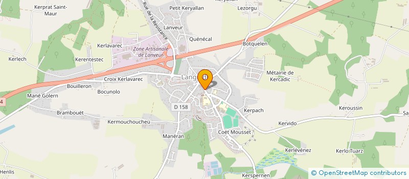 localisation de l'entreprise MONSIEUR RONAN PENNANEAC H  LANGUIDIC