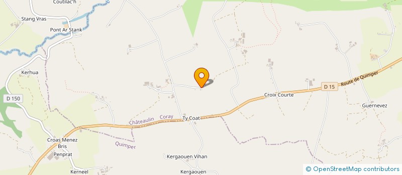 localisation de l'entreprise MONSIEUR RONAN PENNEC  CORAY