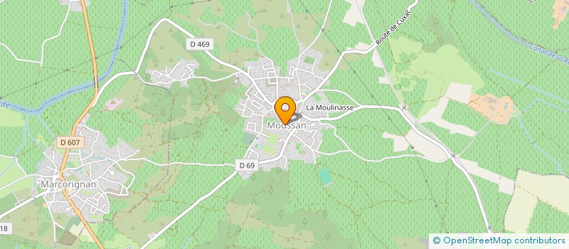 localisation de l'entreprise MONSIEUR RONAN PERON  MOUSSAN