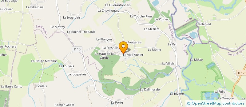 localisation de l'entreprise MONSIEUR RONAN PERON  VIEUX-VIEL