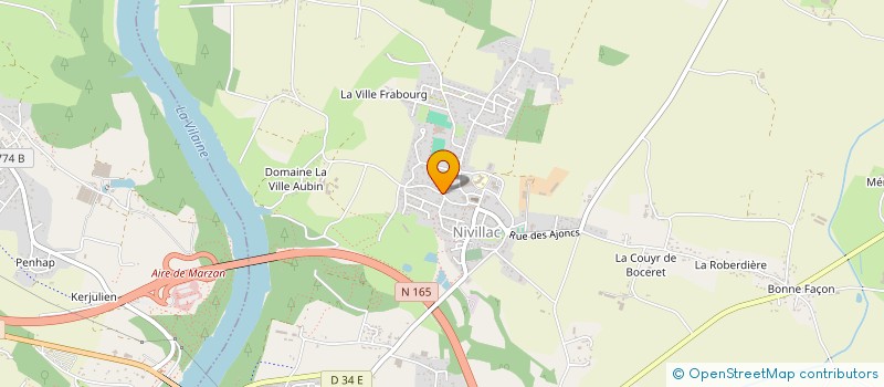 localisation de l'entreprise MONSIEUR RONAN PIBERNE  NIVILLAC