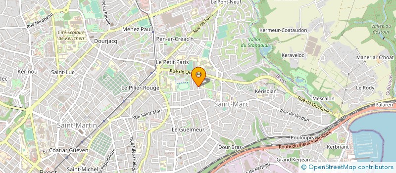 localisation de l'entreprise MONSIEUR RONAN POULIQUEN à BREST