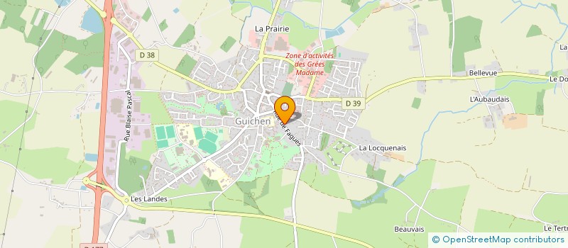 localisation de l'entreprise MONSIEUR RONAN POULIZAC  LANRELAS