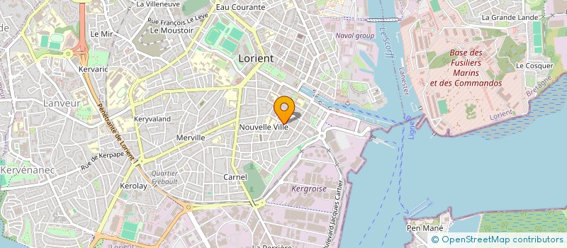 localisation de l'entreprise MONSIEUR RONAN POULY  LORIENT