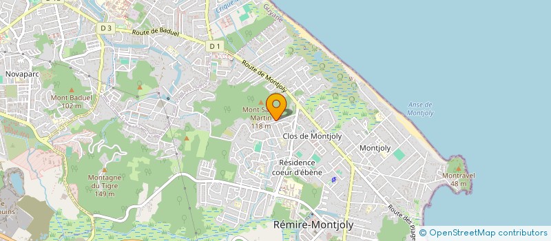 localisation de l'entreprise MONSIEUR RONAN POUTRAIN  REMIRE-MONTJOLY