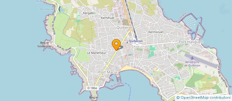 localisation de l'entreprise MONSIEUR RONAN QUERE à QUIBERON