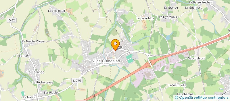 localisation de l'entreprise MONSIEUR RONAN QUERIC  VILDE-GUINGALAN