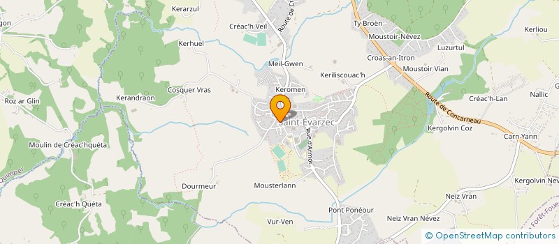 localisation de l'entreprise MONSIEUR RONAN QUIGUER  SAINT-EVARZEC