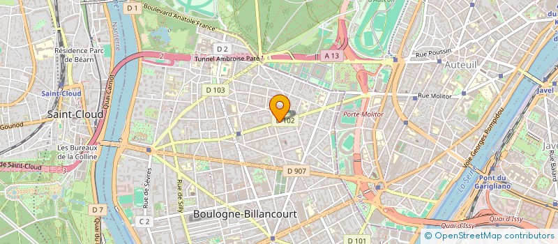 localisation de l'entreprise MONSIEUR RONAN QUILLEROU à BOULOGNE-BILLANCOURT