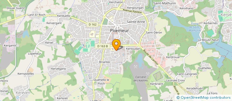 localisation de l'entreprise MONSIEUR RONAN QUIMERC H  PLOEMEUR