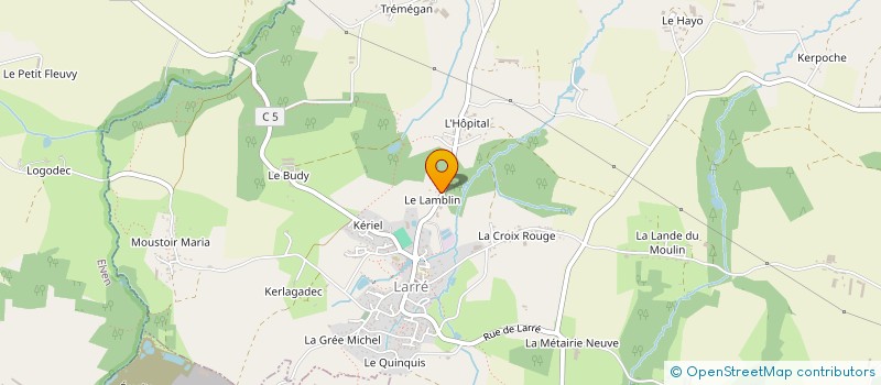 localisation de l'entreprise MONSIEUR RONAN RETO  LE COURS