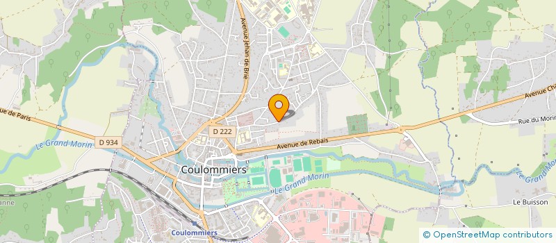 localisation de l'entreprise MONSIEUR RONAN RITZENTHALER  COULOMMIERS
