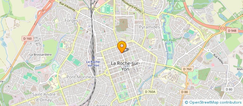 localisation de l'entreprise MONSIEUR RONAN ROQUET  ROCHE SUR YON (LA)