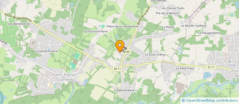 localisation de l'entreprise MONSIEUR RONAN SCHEENAERTS  SAINT-AIGNAN-GRANDLIEU