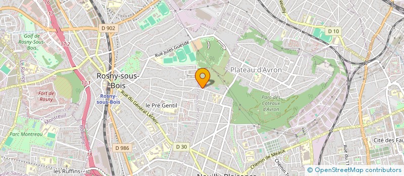 localisation de l'entreprise MONSIEUR RONAN SCHNURER à NEUILLY-PLAISANCE