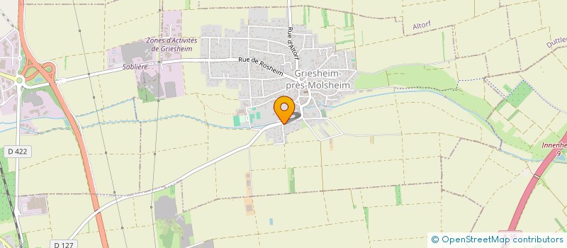 localisation de l'entreprise MONSIEUR RONAN SCHULTZ  GRIESHEIM-PRES-MOLSHEIM