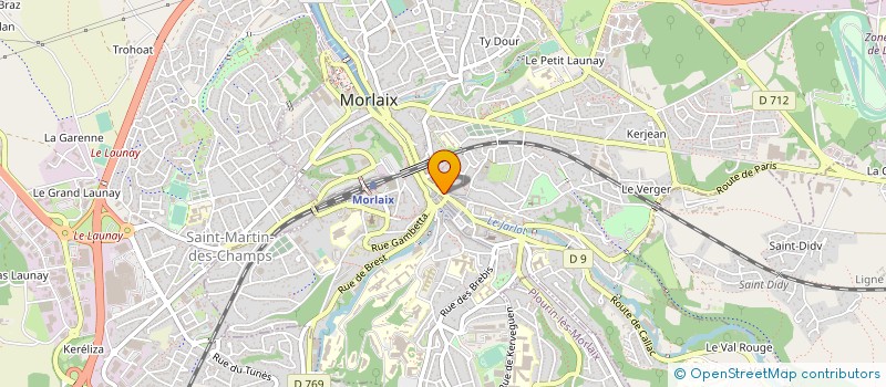 localisation de l'entreprise MONSIEUR RONAN SCORNET à MORLAIX