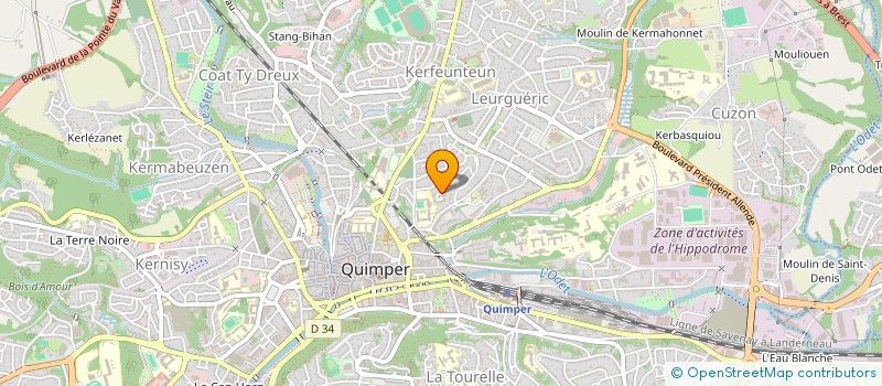 localisation de l'entreprise MONSIEUR RONAN SELLIN à QUIMPER