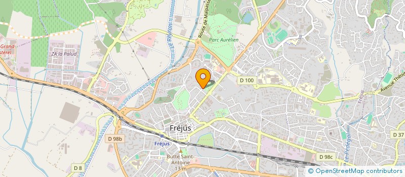 localisation de l'entreprise MONSIEUR RONAN SERVIGNAT à FREJUS