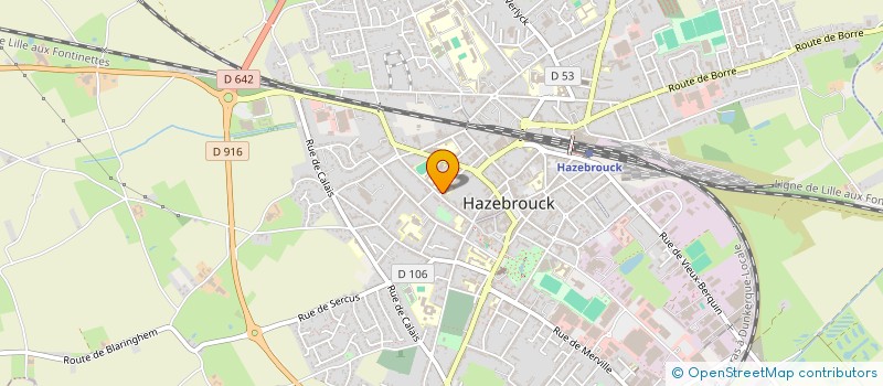 localisation de l'entreprise MONSIEUR RONAN SEYS à HAZEBROUCK
