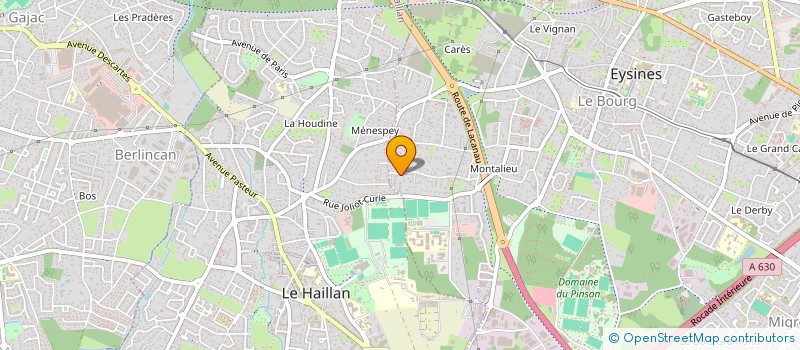 localisation de l'entreprise MONSIEUR RONAN STERVINOU  EYSINES