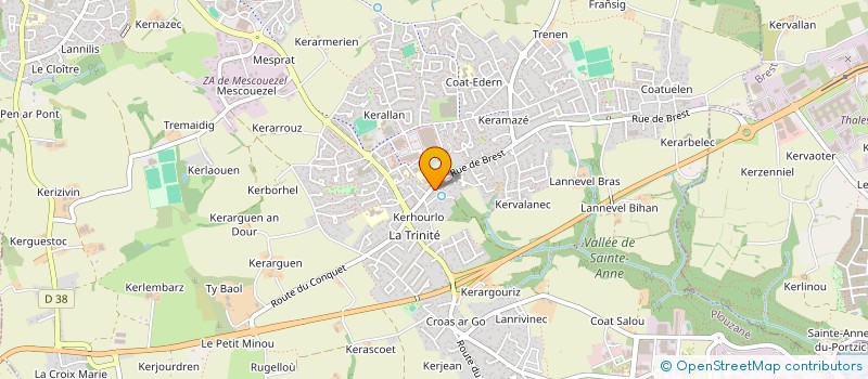 localisation de l'entreprise MONSIEUR RONAN TANGUY  PLOUZANE