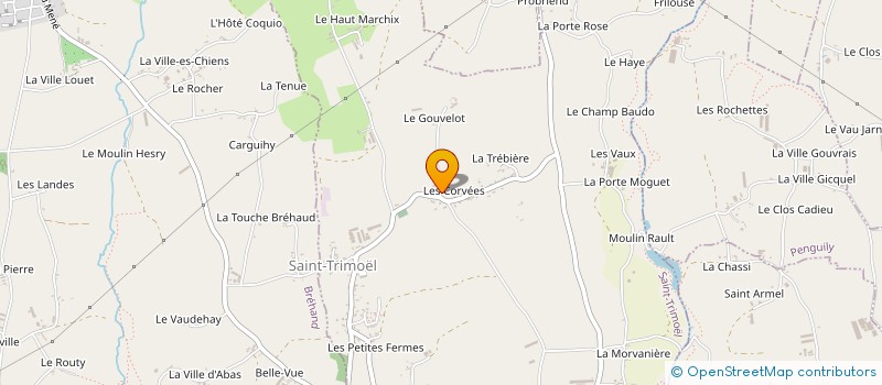 localisation de l'entreprise MONSIEUR RONAN THEBAULT  SAINT-TRIMOEL