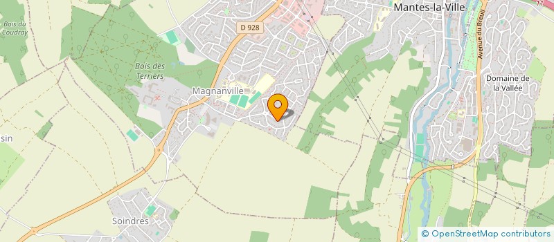 localisation de l'entreprise MONSIEUR RONAN TROCHEL  MAGNANVILLE
