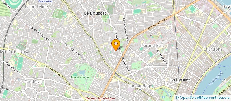 localisation de l'entreprise MONSIEUR RONAN TROMEUR à LE BOUSCAT
