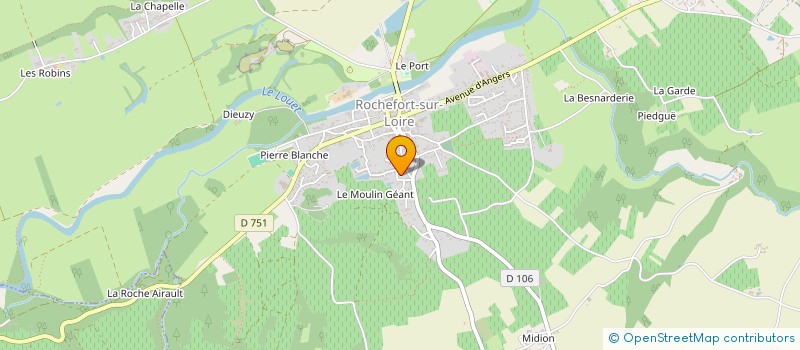 localisation de l'entreprise MONSIEUR RONAN TRONCHET  ROCHEFORT-SUR-LOIRE