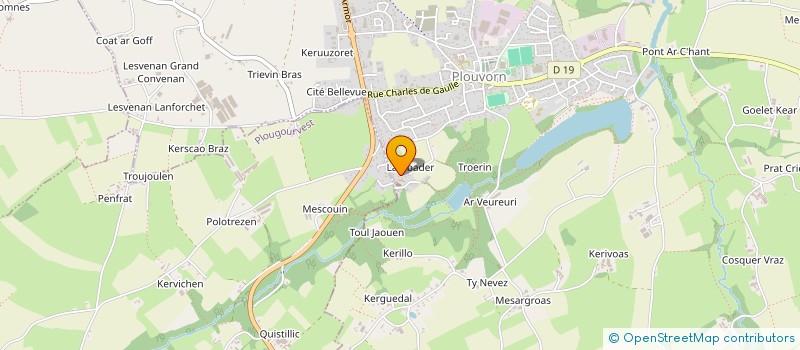 localisation de l'entreprise MONSIEUR RONAN VASSEUR  PLOUVORN