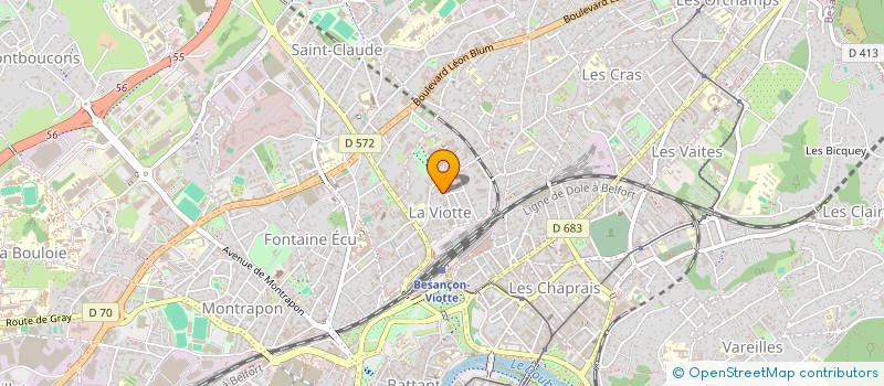 localisation de l'entreprise MONSIEUR RONAN YVEN à BESANCON