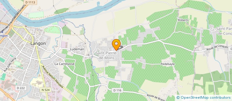 localisation de l'entreprise MONSIEUR RONCALLI GAEL  SAINT-PIERRE-DE-MONS