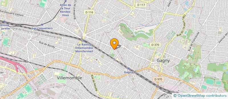 localisation de l'entreprise MONSIEUR RONEL BANON  VILLEMOMBLE